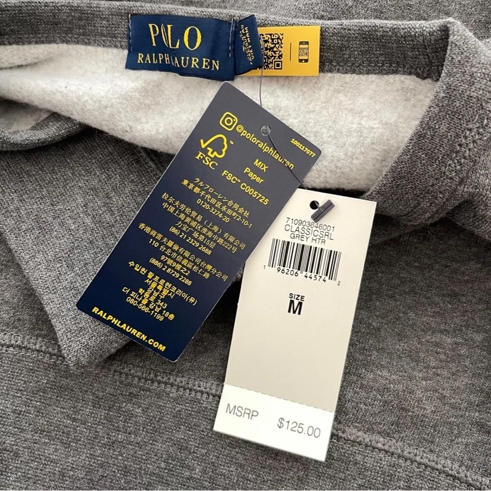 Polo by Ralph Lauren Letterman P Sweatshirt Size M